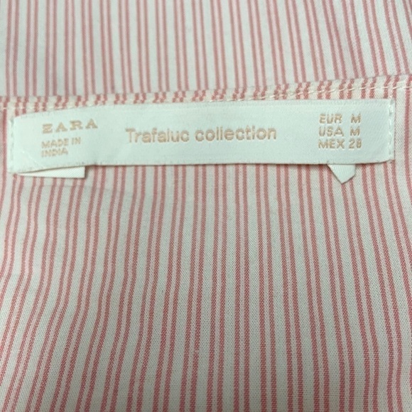 Zara Trafaluc Collection Embroidered Crop Style Ruffled Top - Picture 11 of 12